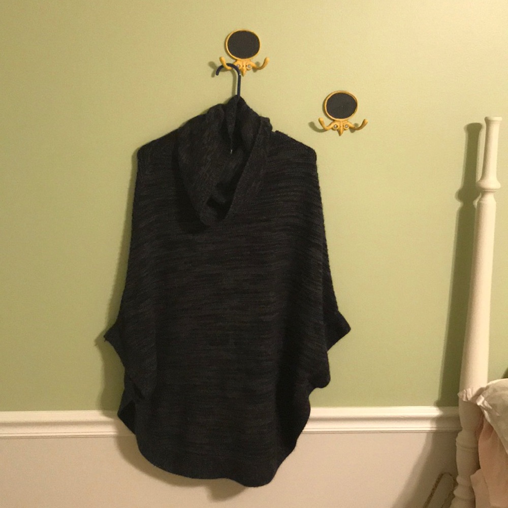 Merona knit poncho